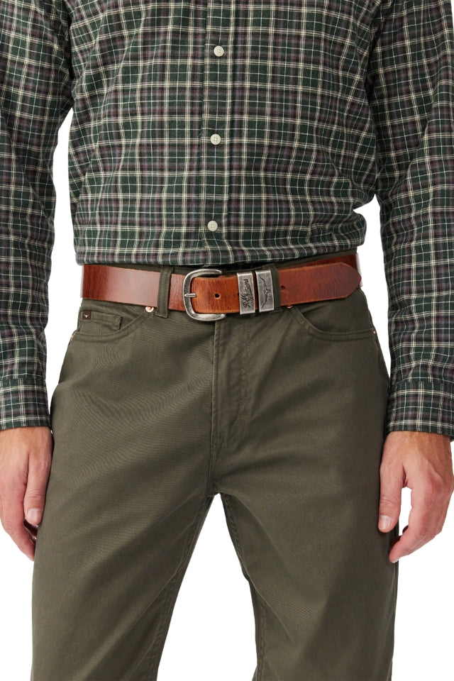 Drover Belt - Mid Brown
