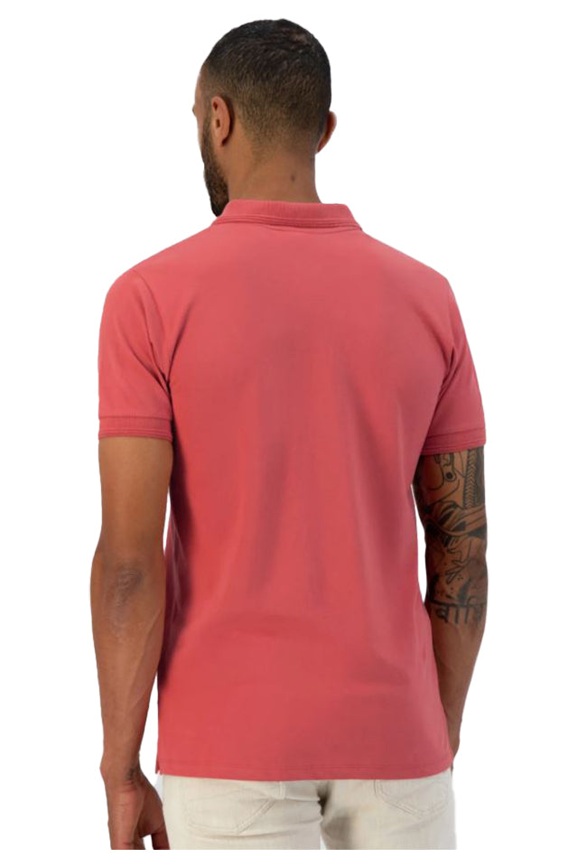 Dstrezzed 240020 Bowie Stretch Polo Faded Rose