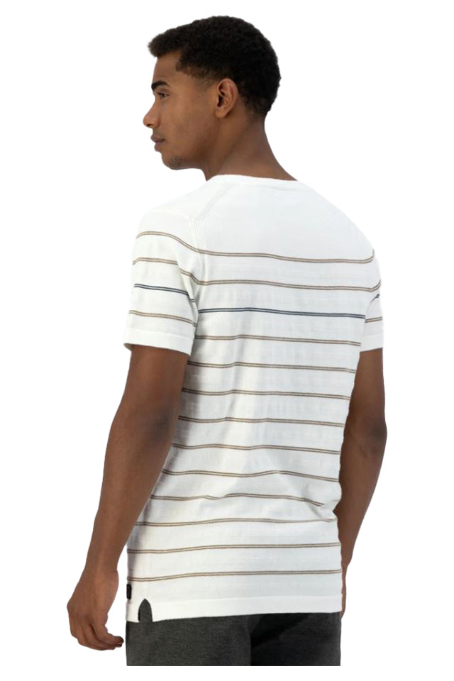 Dstrezzed 420030 Structure Stripe Tee White