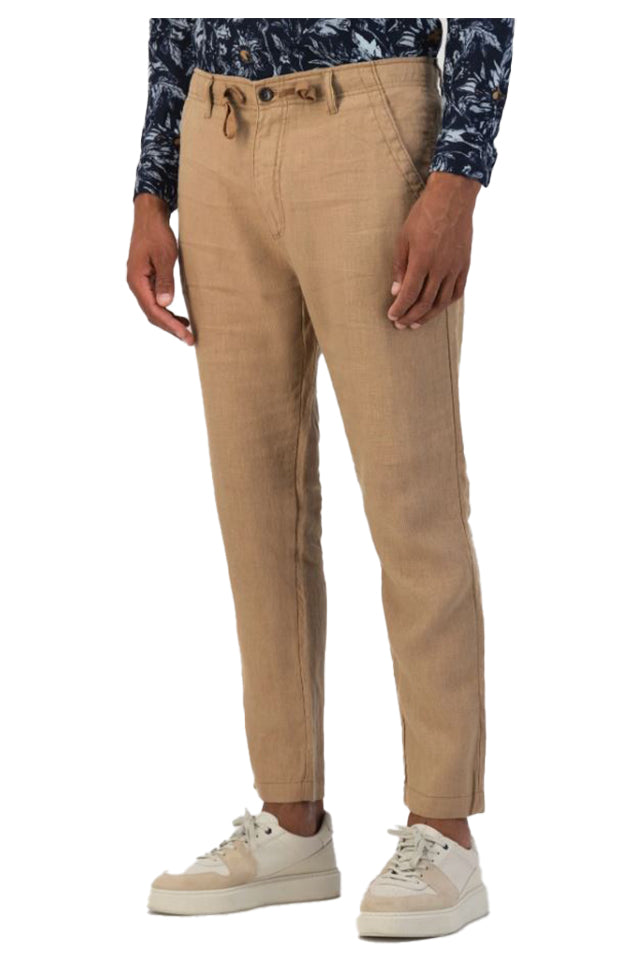 Dstrezzed 501718 Linen Beach Pants Desert Brown