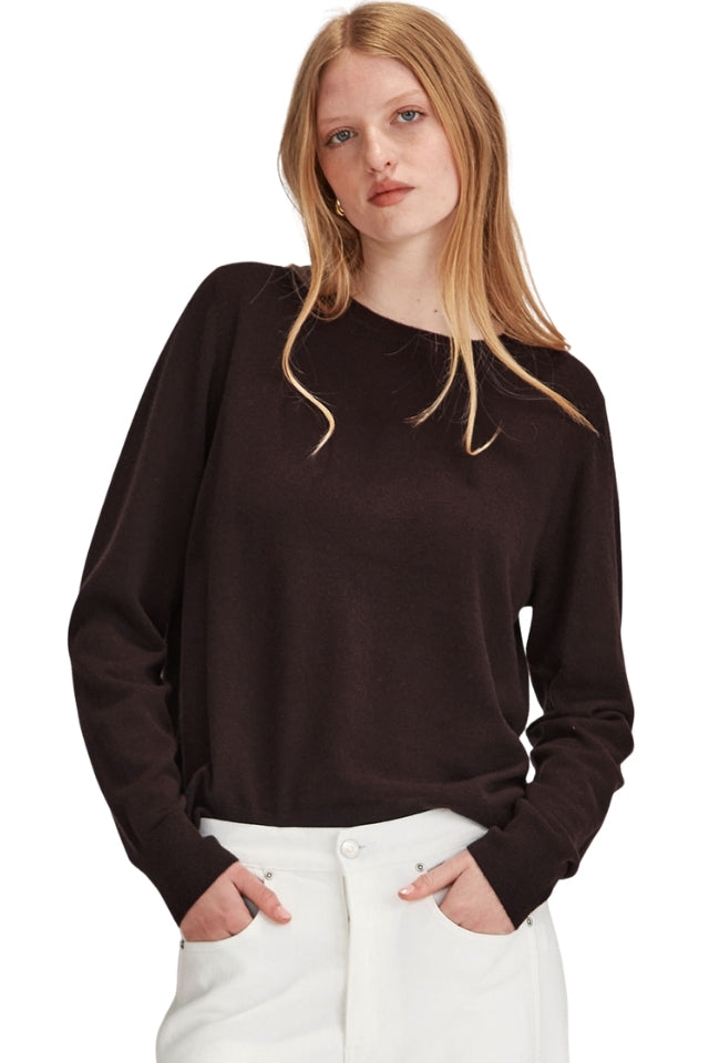 Eleanor Cashmere Sweater - Cocoa