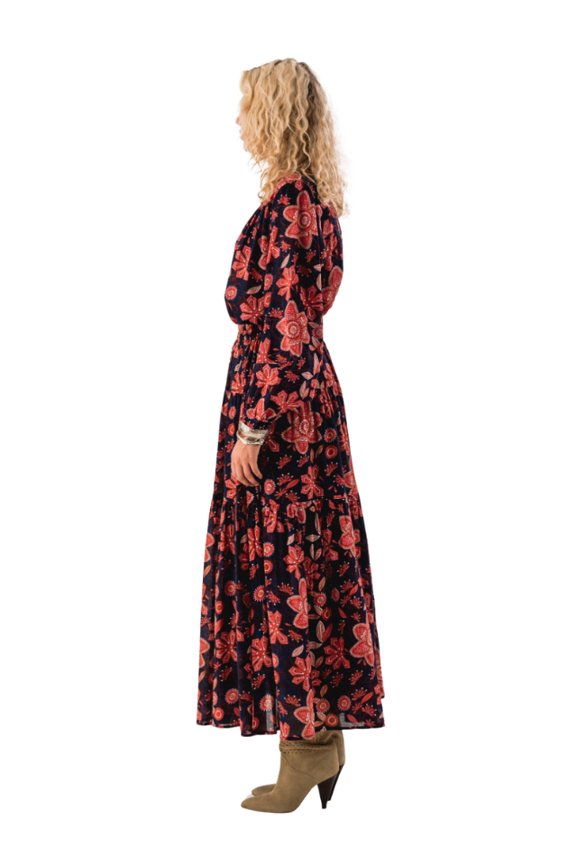 Sunset Maxi Skirt - Graphic Print
