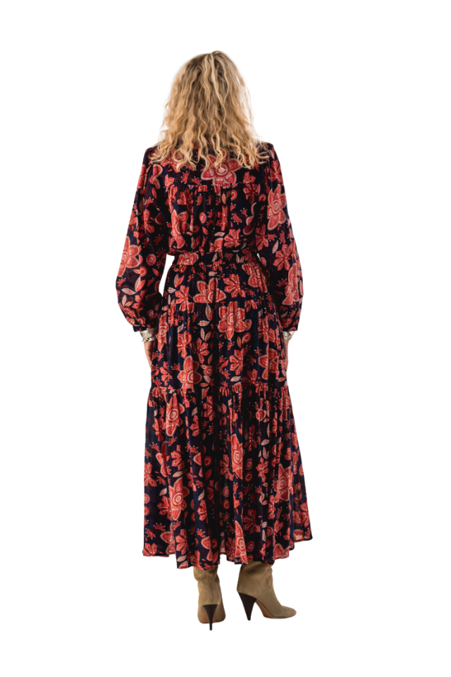 Sunset Maxi Skirt - Graphic Print