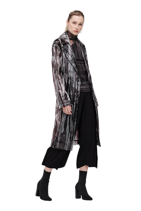 Esemble Coat - Tensegrity Print