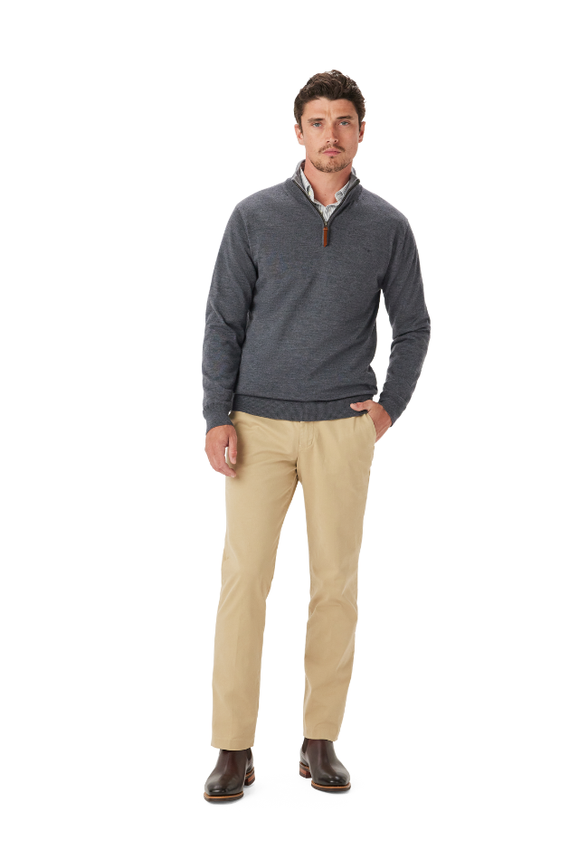 Ernest 1/4 Zip Merino Knit