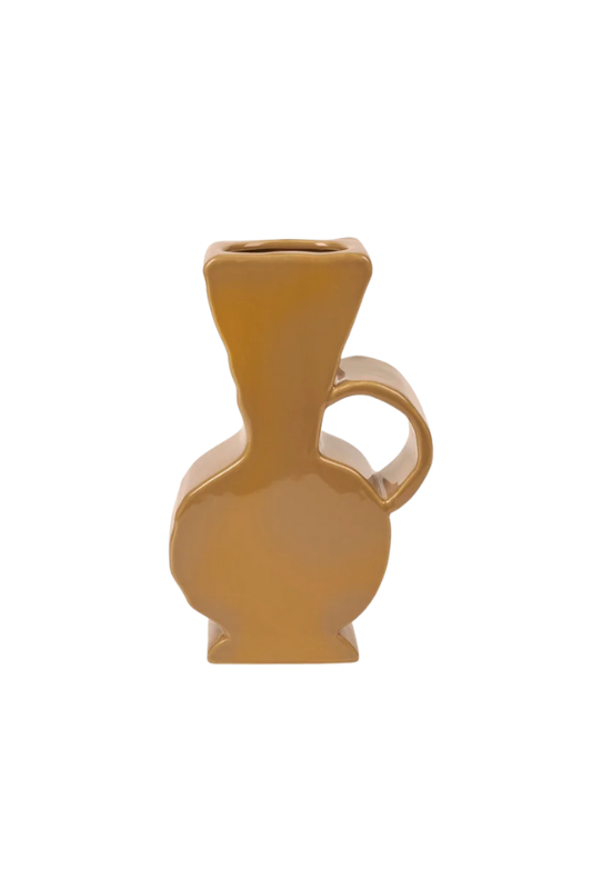 Etta Single Handled Vase - Cinnamon Sand