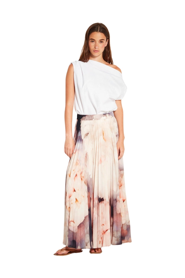 Evelyn Pleat Skirt - Bouquet