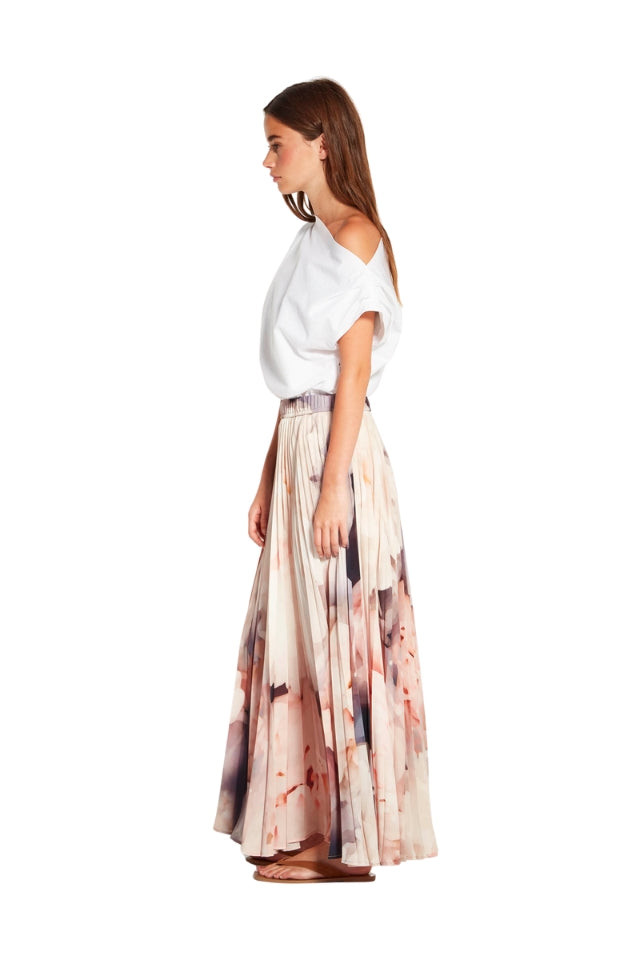 Evelyn Pleat Skirt - Bouquet