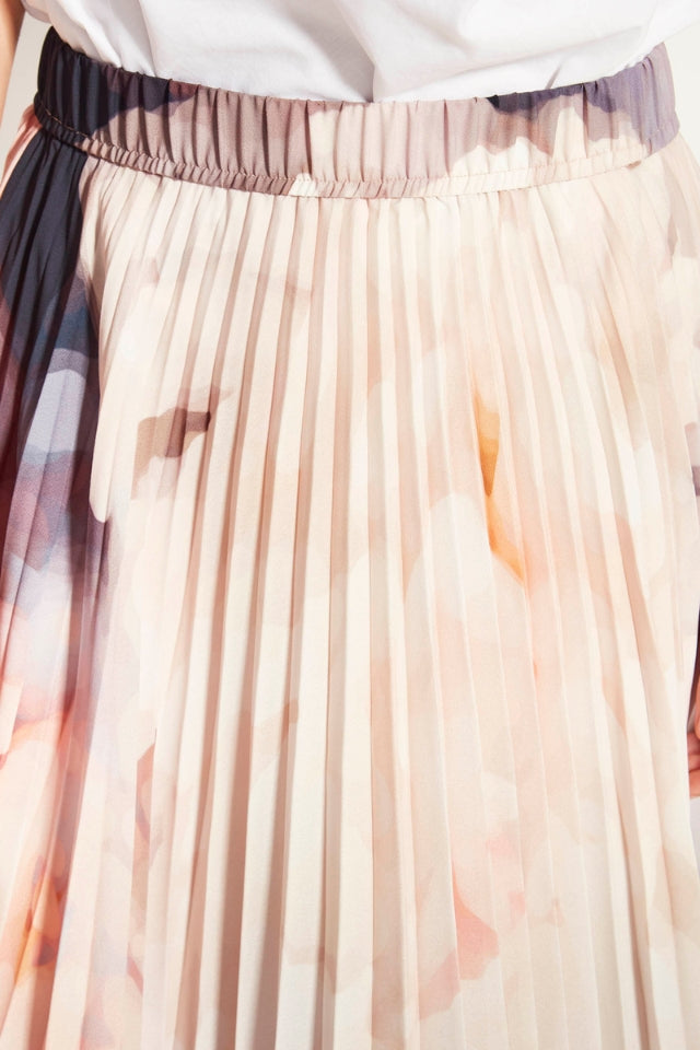 Evelyn Pleat Skirt - Bouquet