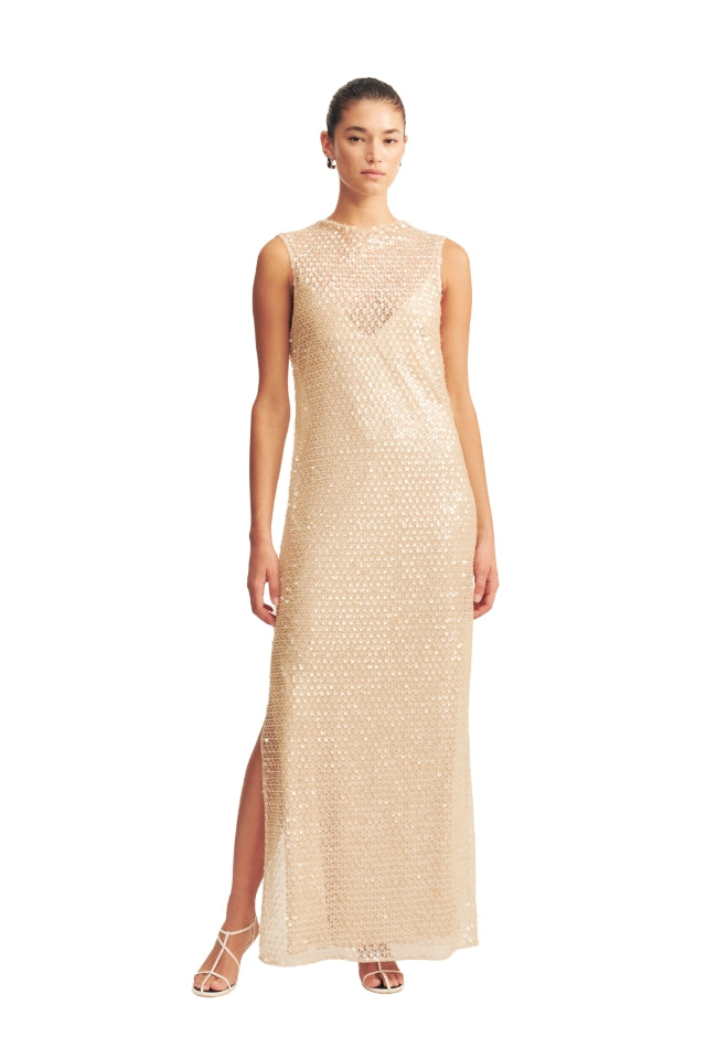Everly High Neck Sleeveless Maxi Dress