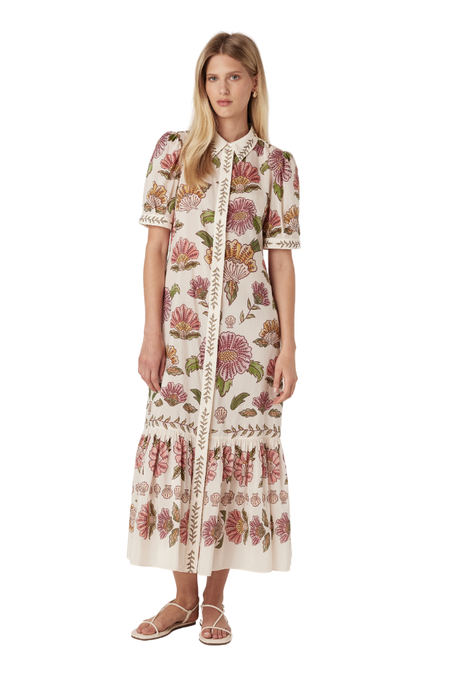 Evita Maxi Dress - Rosa Floral