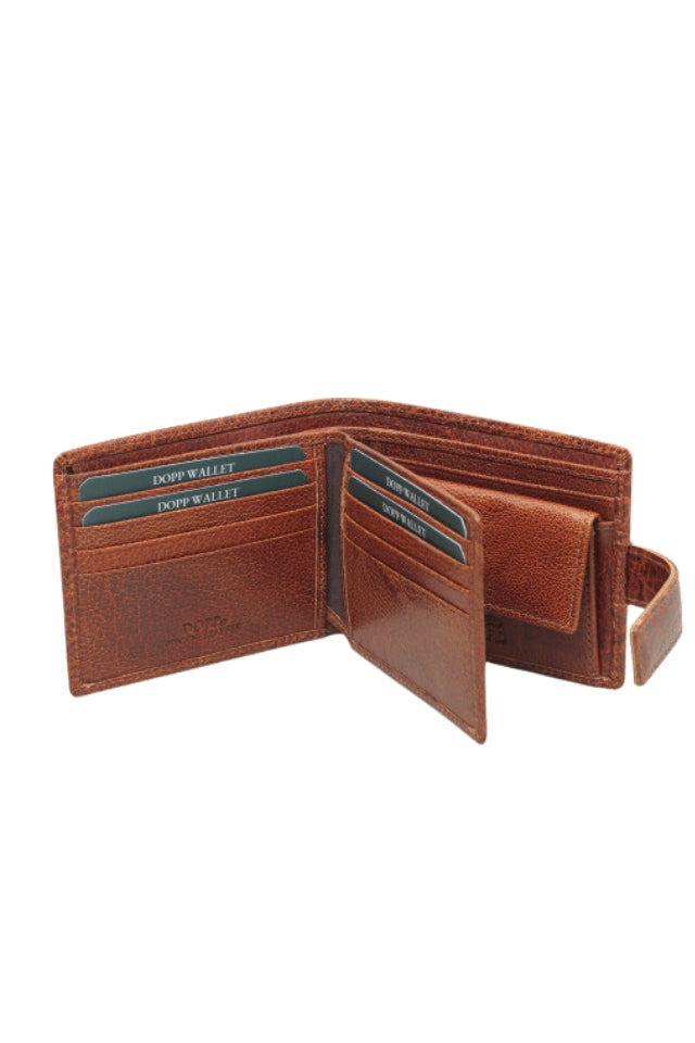 Executive Card & Coin Wallet - Tan