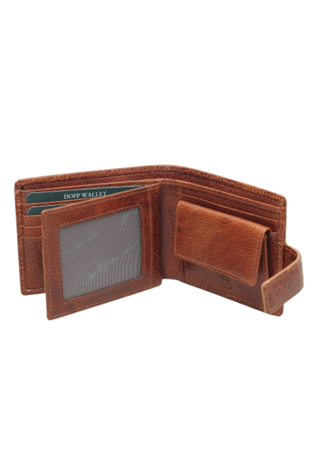 Executive Card & Coin Wallet - Tan