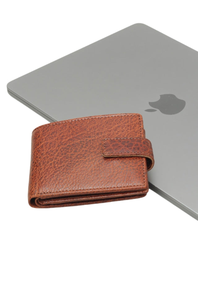 Executive Card & Coin Wallet - Tan