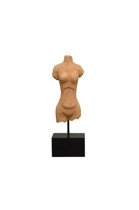 Standing Wooden Bust - Female