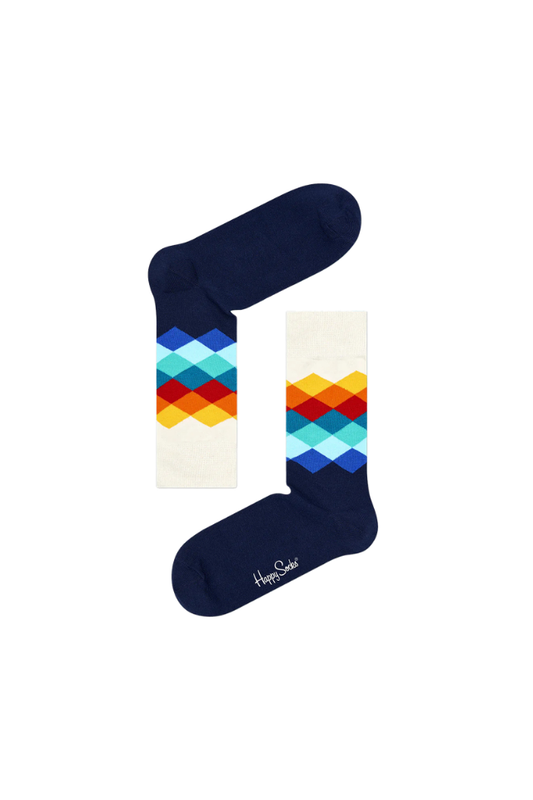 Faded Diamond Sock