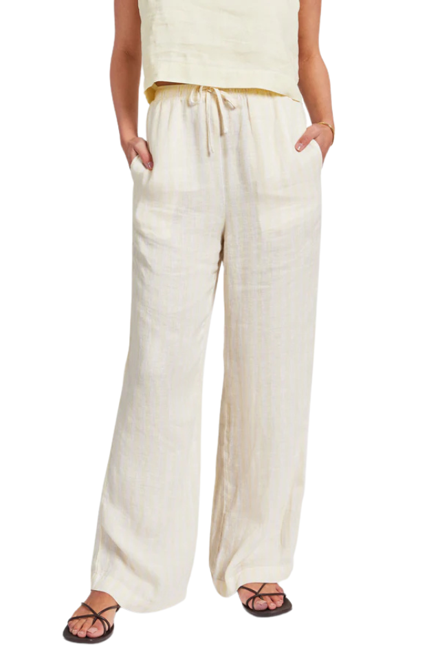 Farrelly Pant - Pine Lemon