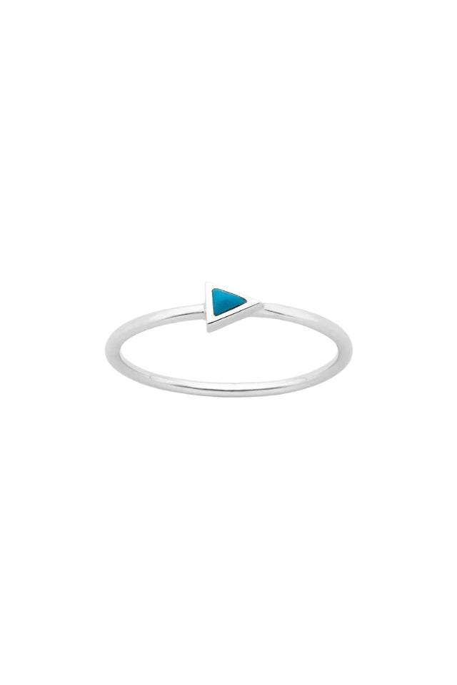 Fine Arrow Ring - Turquoise