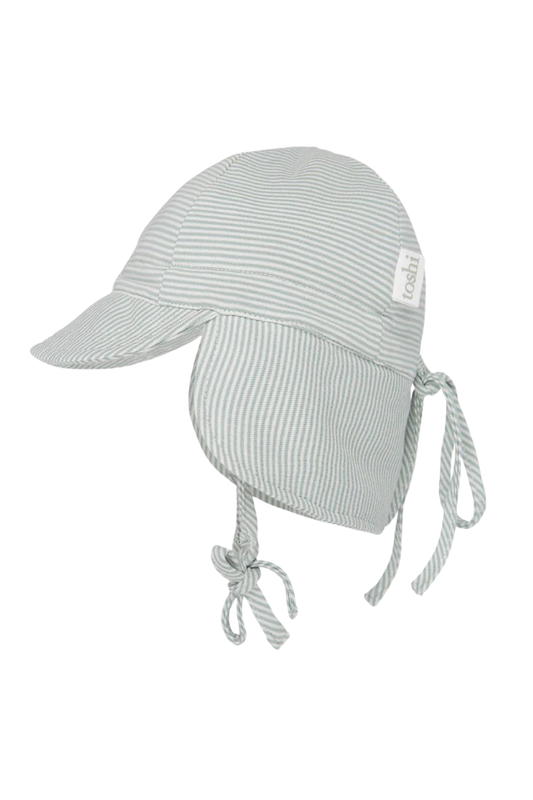 Flap Cap Baby - Sage