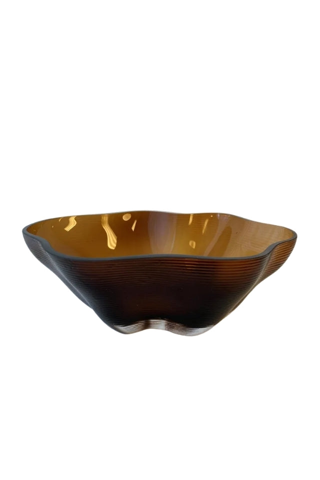 Fleur Decorative Bowl - Amber
