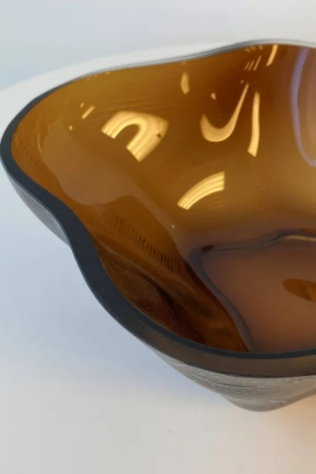 Fleur Decorative Bowl - Amber