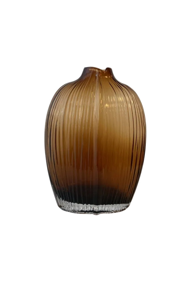 Fleur Shoulder Vase - Amber