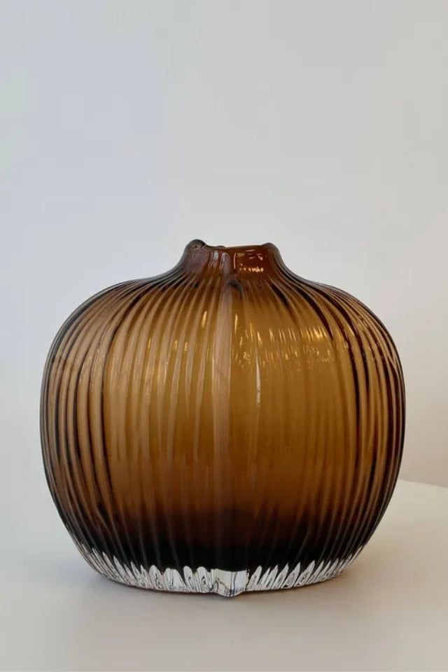 Fleur Shoulder Vase - Amber