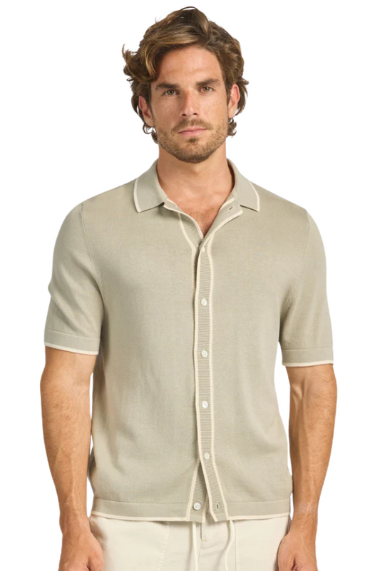 Fowler Knit Short Sleeve - Military Sage