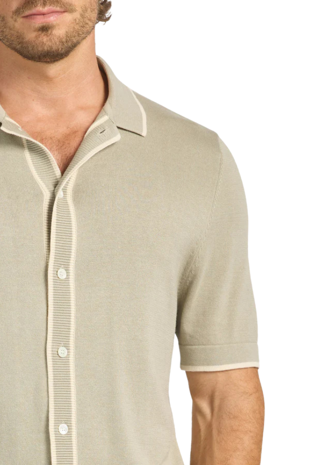 Fowler Knit Short Sleeve - Military Sage