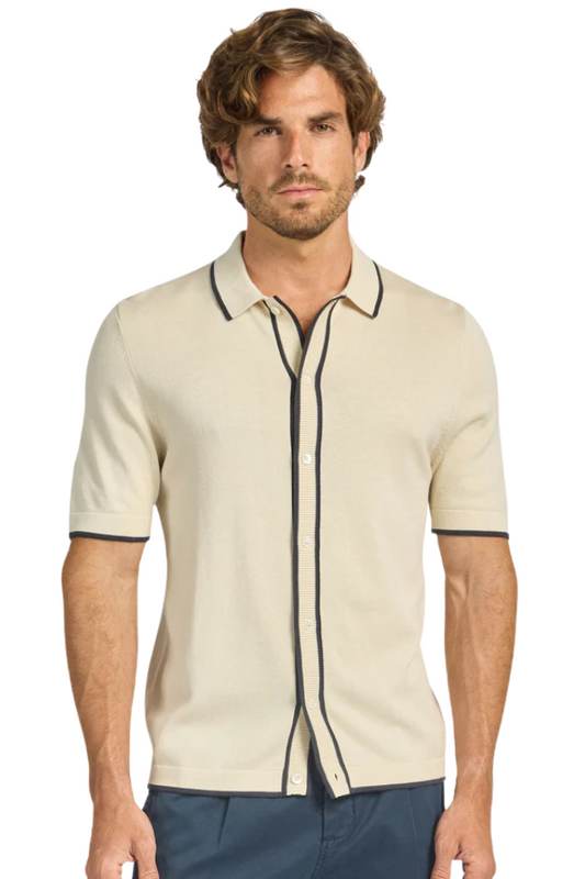 Fowler Knit Short Sleeve - Off White