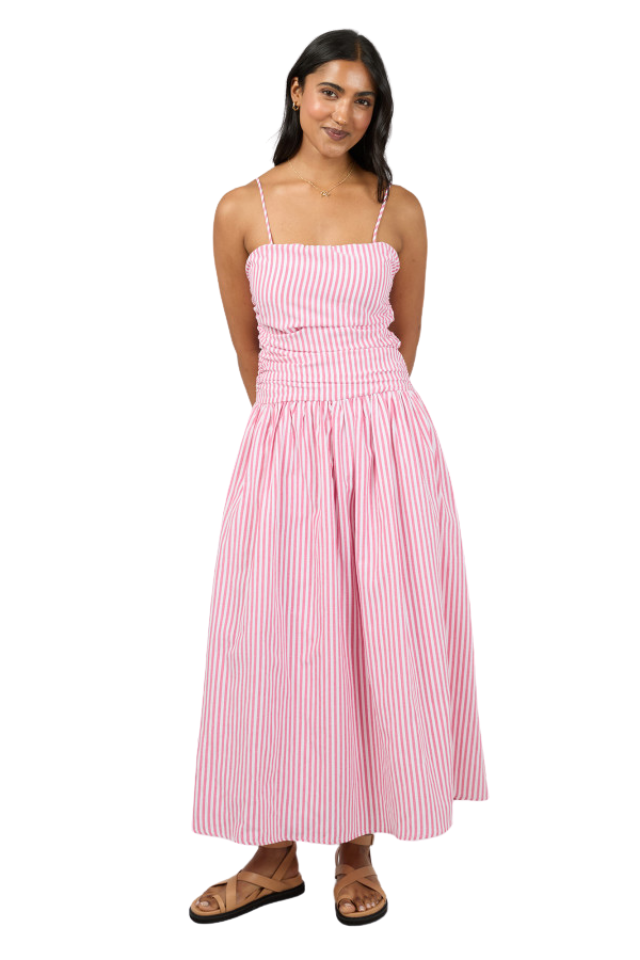 Franca Stripe Maxi Dress