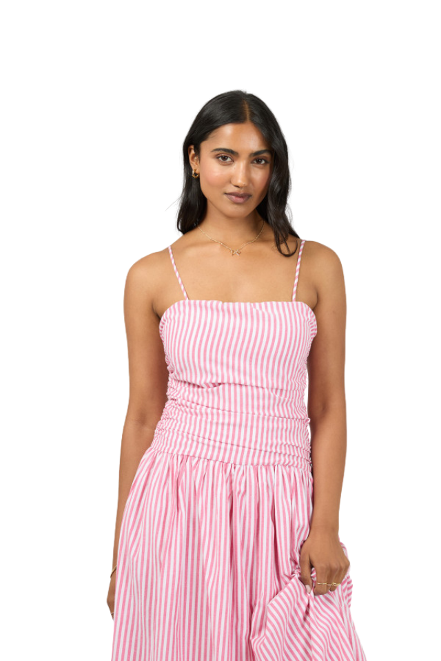 Franca Stripe Maxi Dress