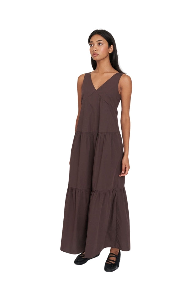 Freida Maxi Dress - Chestnut