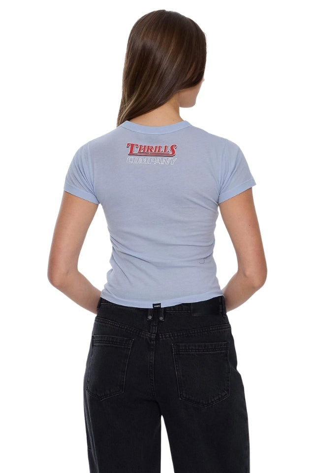Full Throttle Boy Tee - Placid Blue