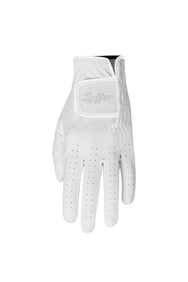 Golf Leather Glove - Chalk
