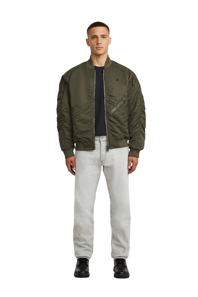 Ga-1 Lw Padded Bomber - Coated Shadow Olive