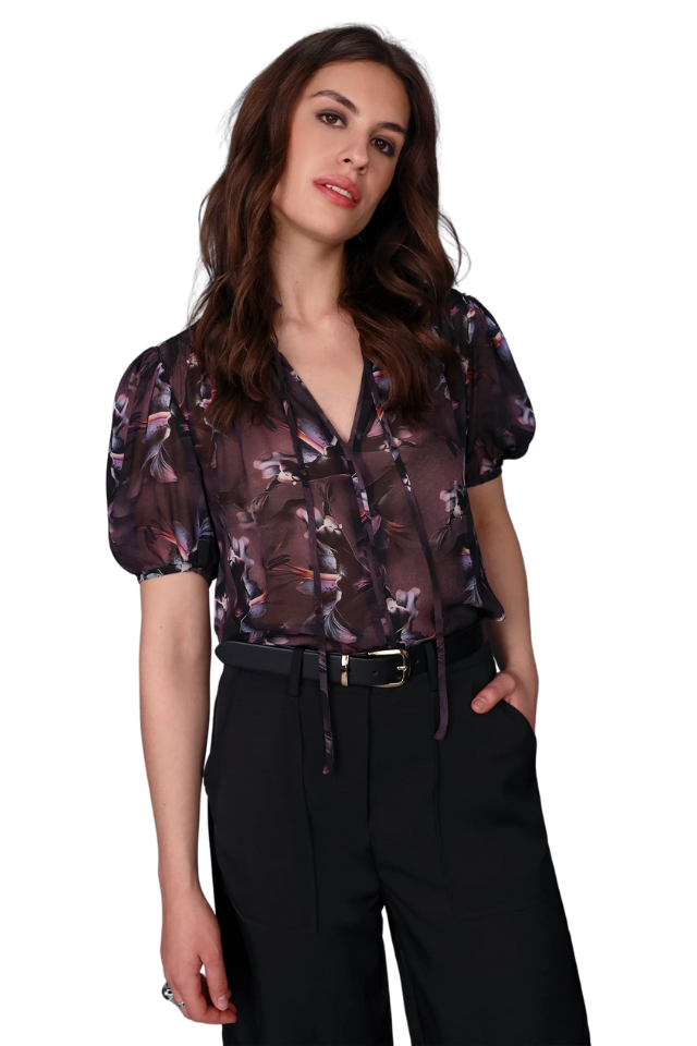 Ghost Print Top