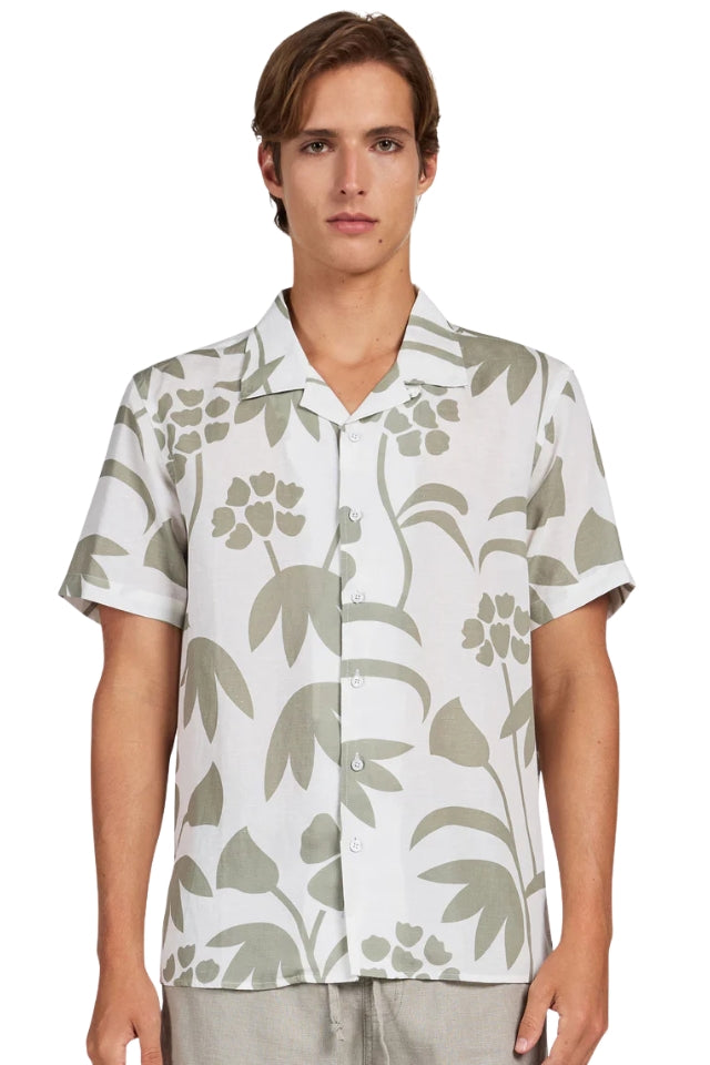 Gilligan Short Sleeve Shirt - Mineral Green