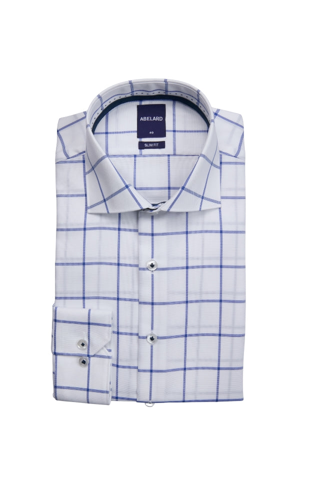 Grand Check-Single Cuff - Royal
