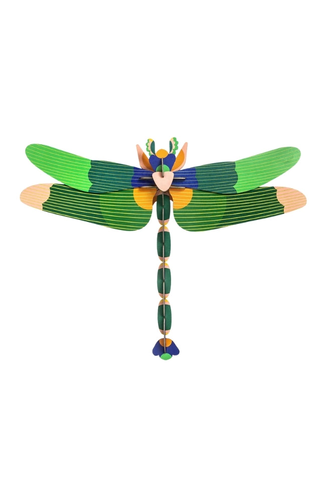 Wall Art Butterflies - Green Dragonfly