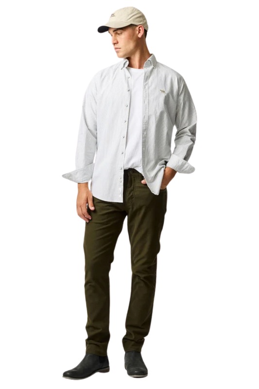 Gunn Oxford Stripe Sports Fit Shirt