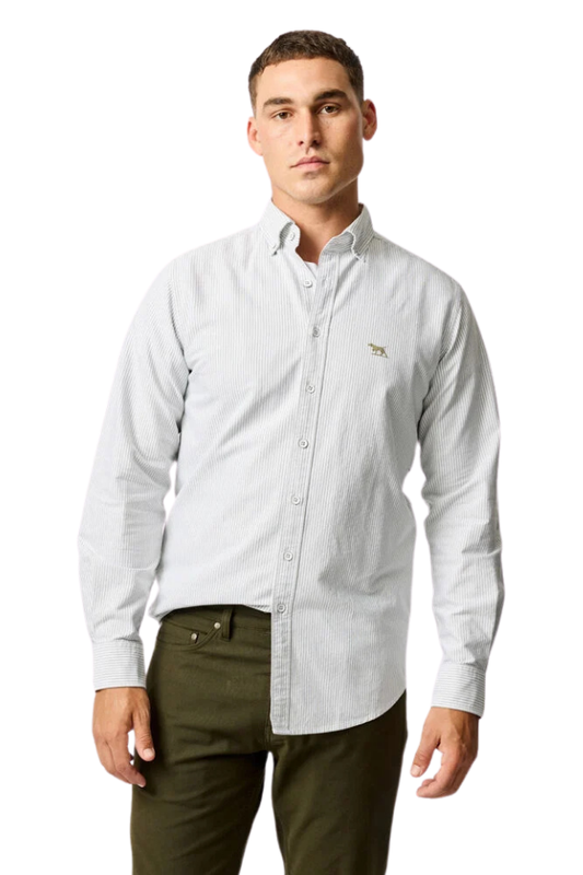 Gunn Oxford Stripe Sports Fit Shirt