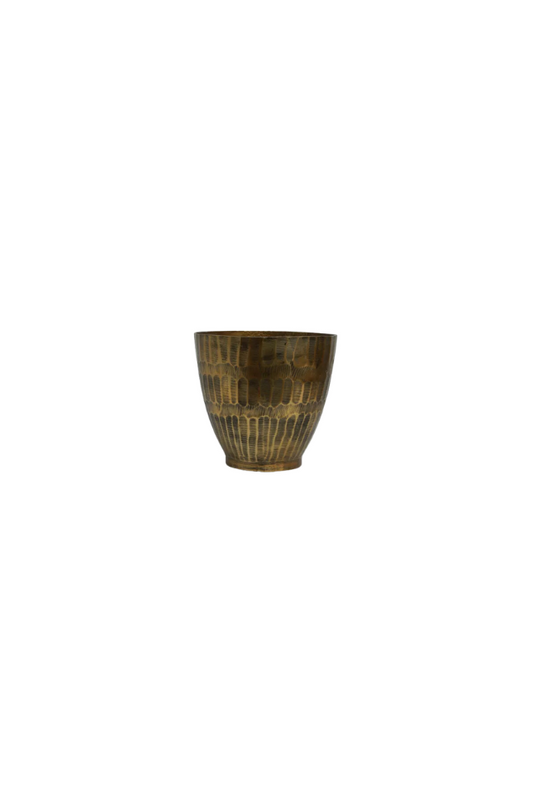 Hammered Stripe Pot