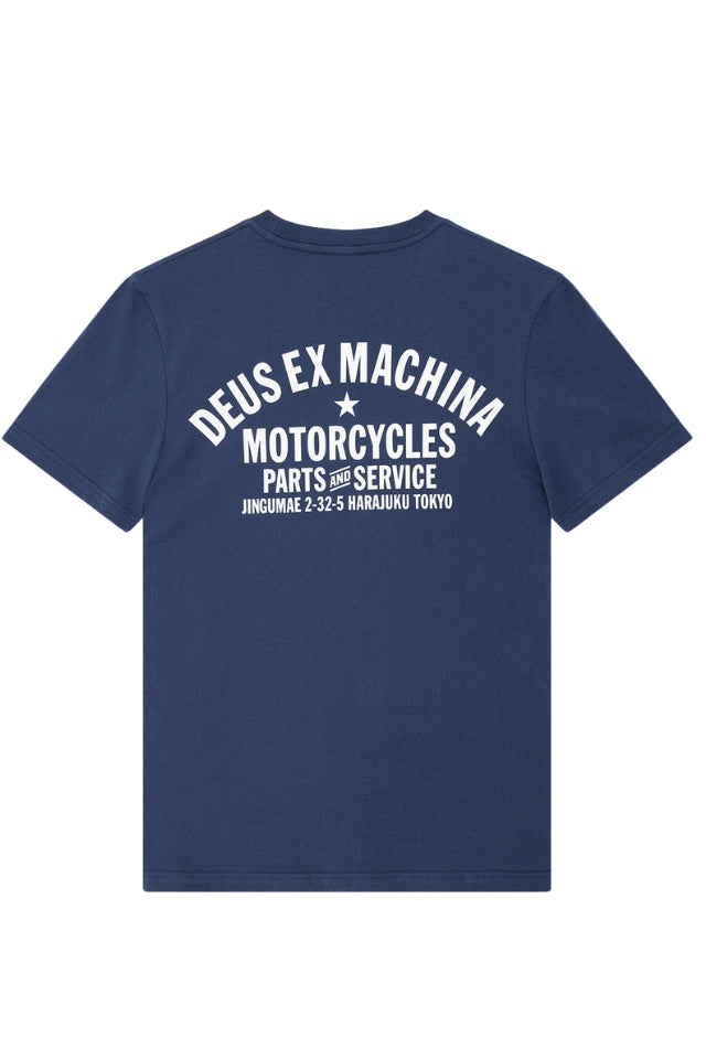 Harajuku Address Tee - Mechanic Blue