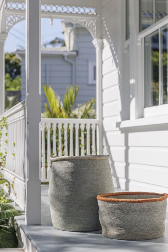 Arena Storage Basket - Haze/Chestnut