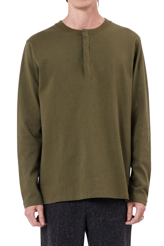 Henley LS Tee