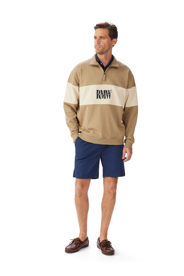 Heritage 1/4 Zip Sweatshirt - Mud