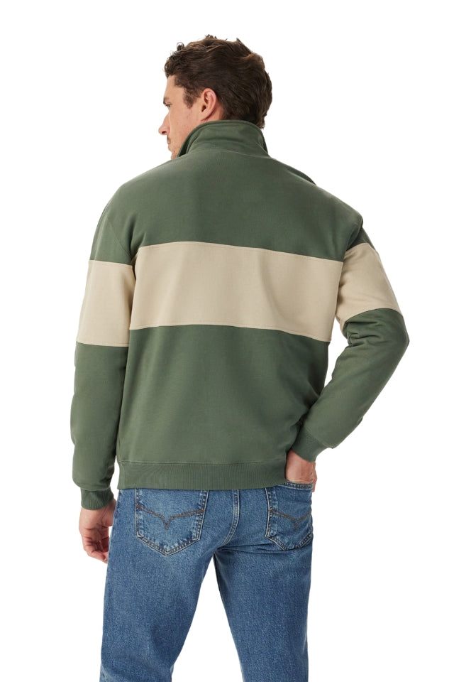 Heritage 1/4 Zip Sweatshirt - Spruce Green