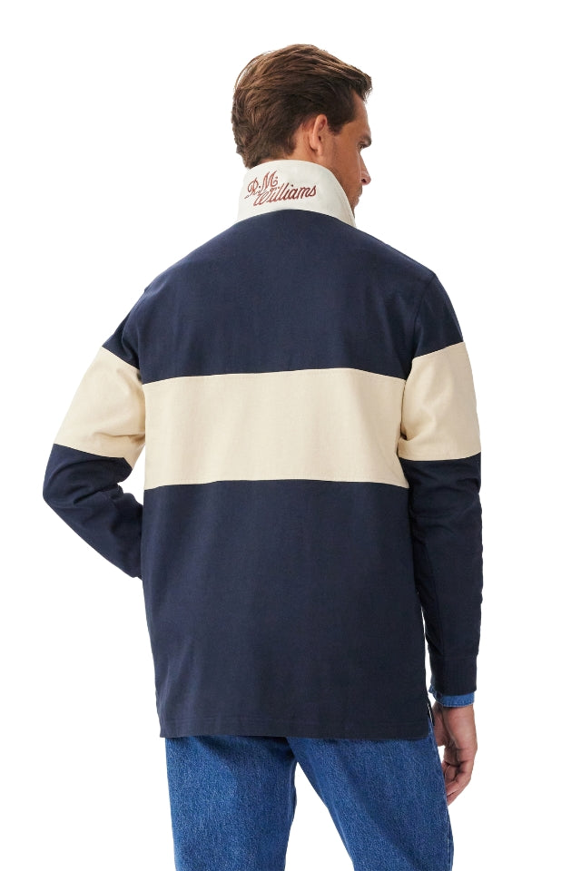 Heritage Rugby - Navy, Sand