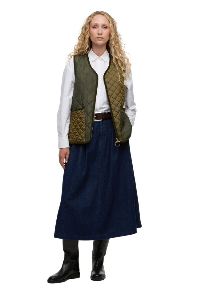 Heslerton Gilet - Golden Olive/Olive/Ancient Tartan